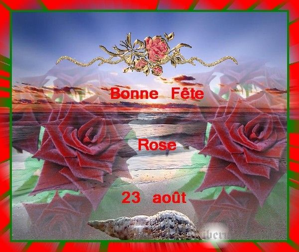 BONNE FETE ROSE